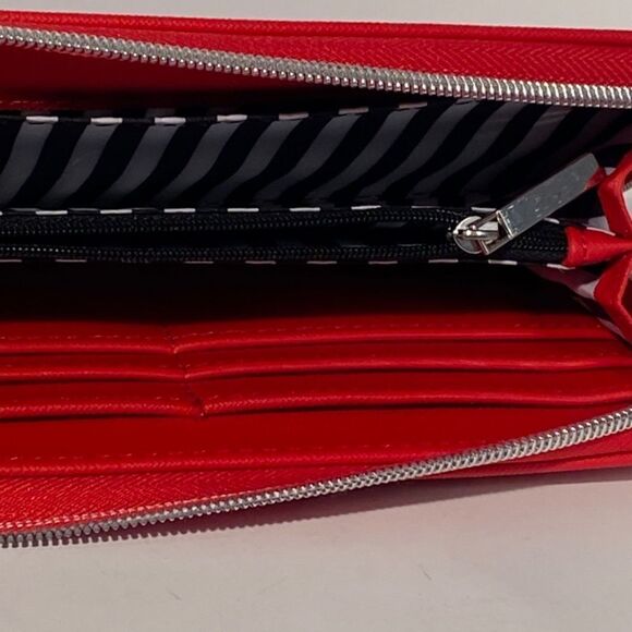 1363 Marc Tetro Westie Red Zippered Clutch Wallet NWT - Picture 6 of 11